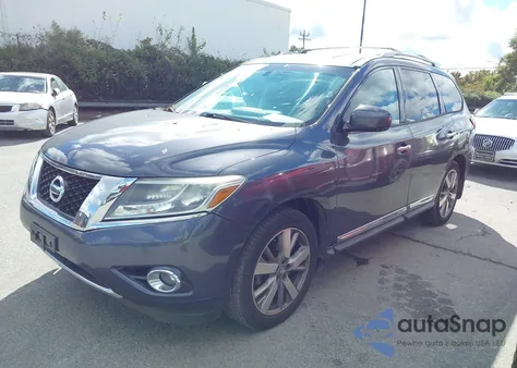 2013 Nissan Pathfinder Platinum from USA, damaged, VIN 5N1AR2MM6DC667822